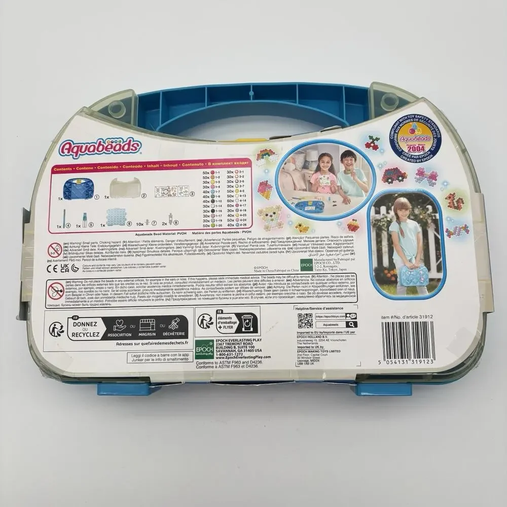 NEW Aquabeads Beginners Carry Case Craft Set Star Beads 900 Beads. Sealed. - Picture 8 of 12